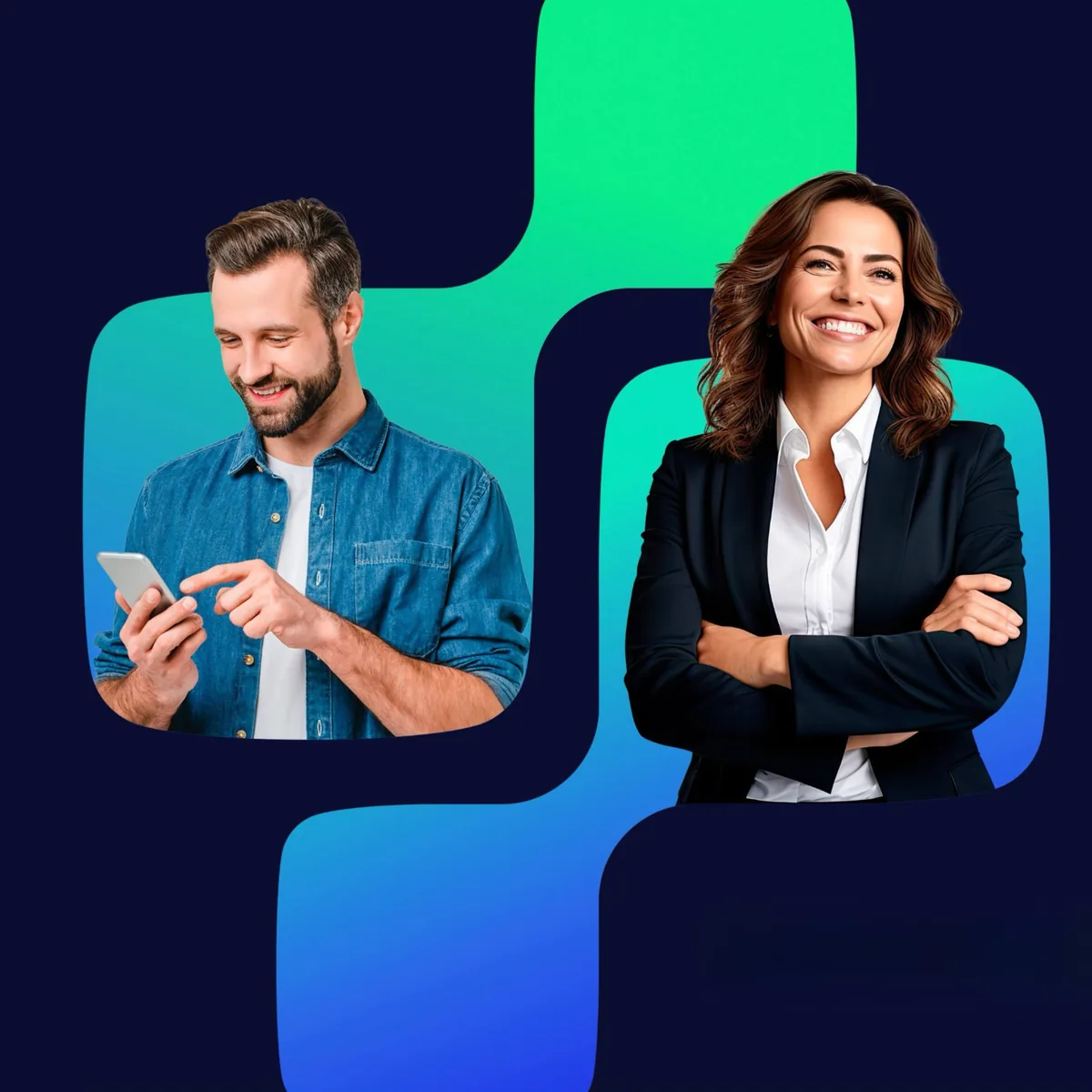 Gestores usando as soluções Easy Data